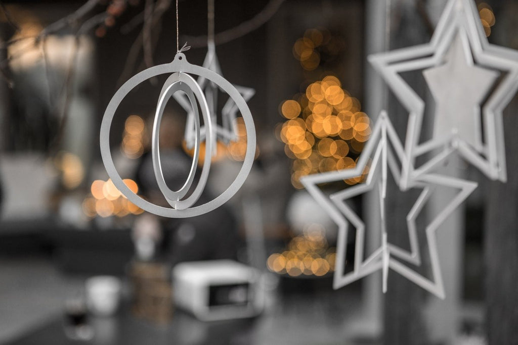 erzbube – Outdoor Baumschmuck aus Metall, Motiv »Stern« 5 Zacken